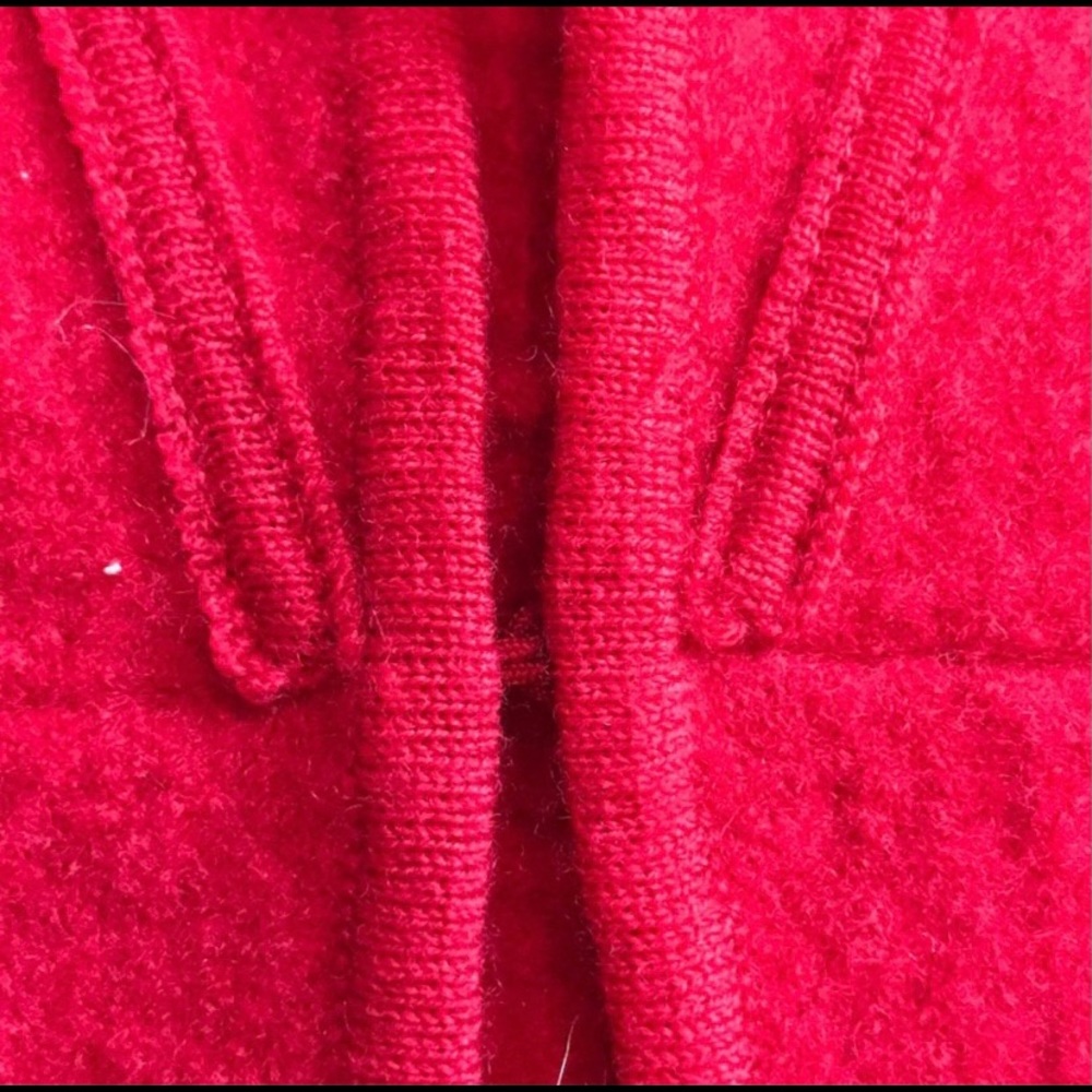 Cache - Red Light Wool Jacket With Grommets - image 8